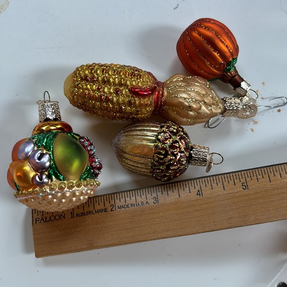 Vintage Old World Christmas Merck Family fall ornaments - Picture 6 of 6